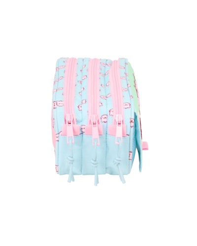 Bolso escolar portatodo safta triple big pembe the pink cat 100x215x80 mm