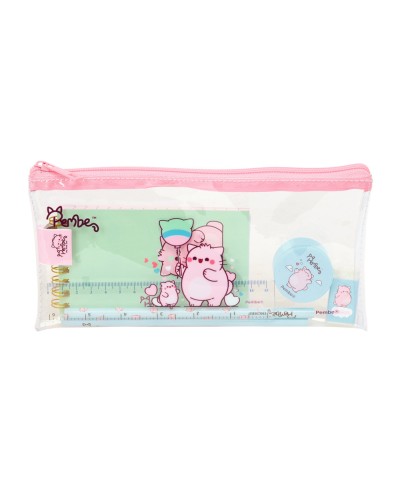 Bolso escolar portatodo safta actividades pembre the pink cat 105x225x10 mm