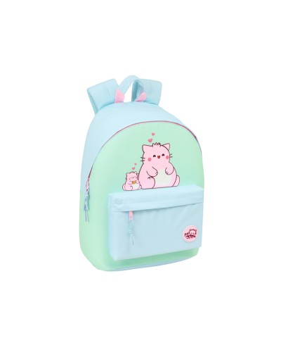 Mochila safta infantil adaptable a carro pembe the pink cat 340x260x110 mm