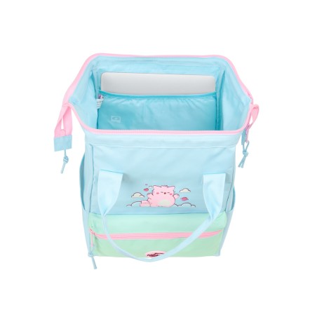 Mochila safta con asas para portatil 13 pembe the pink cat 400x270x190 mm