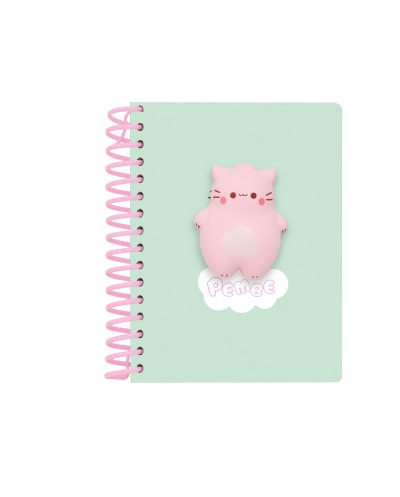 Bloc de notas frontal squishy safta pembe the pink cat