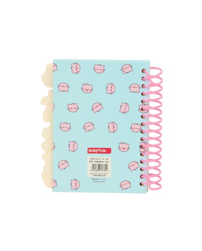 Bloc de notas safta a6 pembe the pink cat
