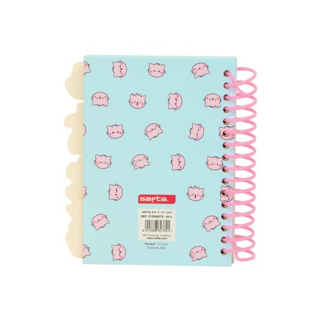 Bloc de notas safta a6 pembe the pink cat