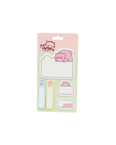 Blister safta post it pembe the pink cat 200x100 mm