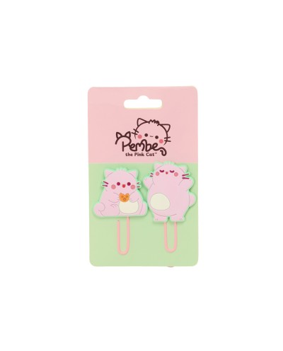 Blister safta clips pembe the pink cat 125x75 mm