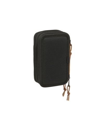 Plumier escolar safta triple cremallera 37 piezas one piece 195x125x55 mm