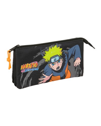 Bolso escolar portatodo safta triple naruto 120x220x30 mm
