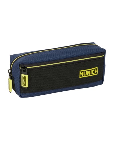 Bolso escolar portatodo safta triple pequeno con goma elastica munich track 85x220x60 mm