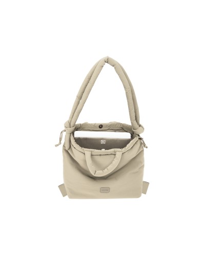 Bolso safta mochila moos capsula beige claro 310x400x170 mm