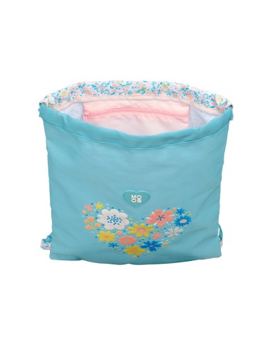 Saco plano safta reciclado moos fiori 400x350x10 mm