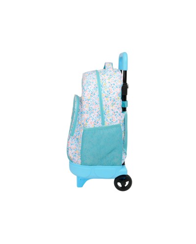 Mochila safta grande con ruedas compact evolution extraible reciclable moos fiori 450x330x220 mm