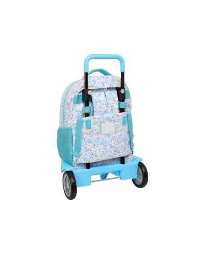 Mochila safta grande con ruedas compact evolution extraible reciclado moos fiori 450x330x220 mm