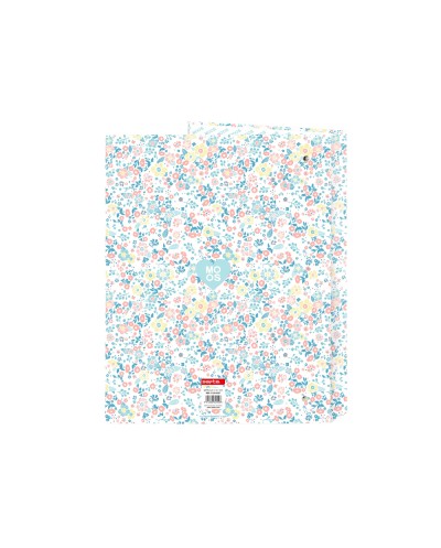 Carpeta carton folio 4 anillas mixtas safta moos fiori