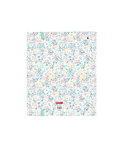Carpeta con recambio safta din a4 cuadro 5 mm con goma y separadores moos fiori