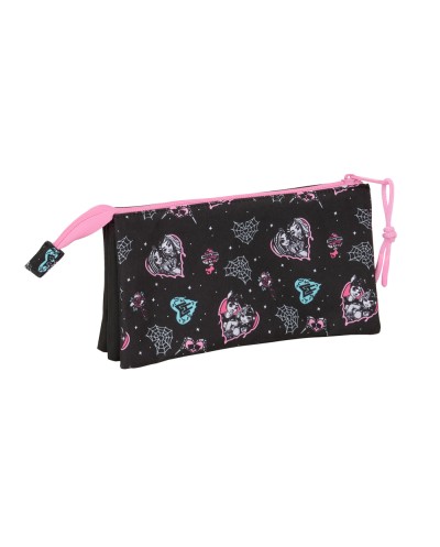 Bolso escolar portatodo safta triple mosnter high 120x220x30 mm