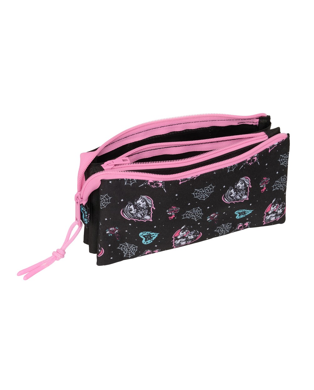 Bolso escolar portatodo safta triple mosnter high 120x220x30 mm