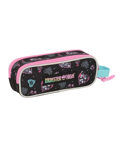 Bolso escolar portatodo safta doble monster high 80x210x60 mm