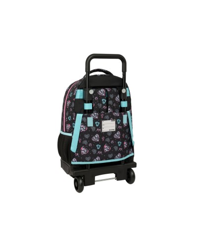 Mochila safta grande con ruedas compact extraible monster high 450x330x220 mm