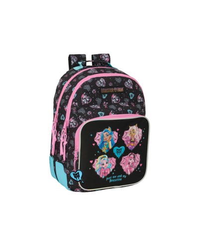 Mochila safta doble con cantoneras adaptable a carro monster high 420x320x150 mm