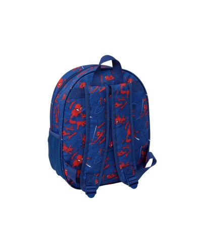 Mochila 3d safta con led spiderman 330x270x100 mm