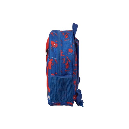 Mochila 3d safta con led spiderman 330x270x100 mm