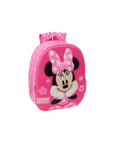 Mochila 3d safta con led minnie mouse 330x270x100 mm