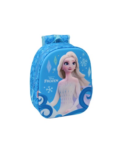 Mochila 3d safta con led frozen 330x270x100 mm