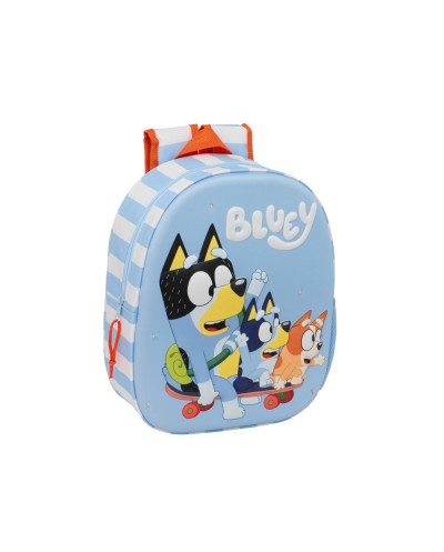 Mochila 3d safta con led bluey 330x270x100 mm