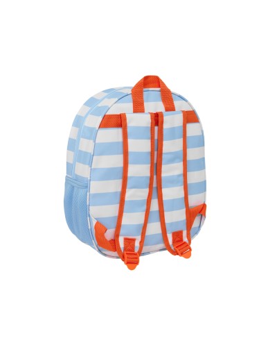 Mochila 3d safta con led bluey 330x270x100 mm