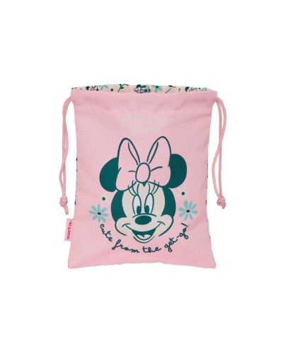 Saquito merienda safta minnie mouse minty 250x200 mm