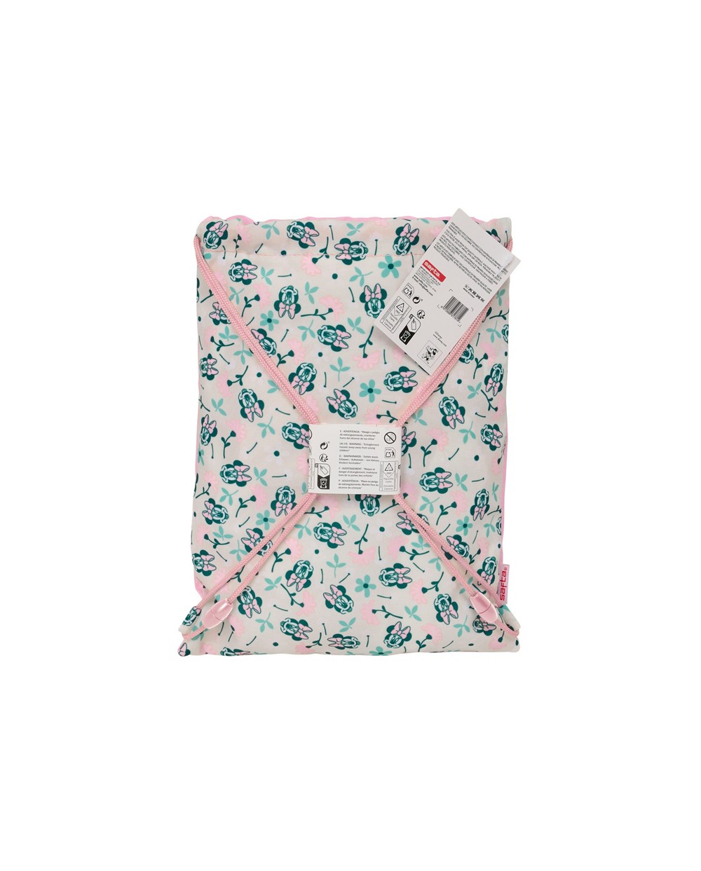 Saco plano safta junior minnie mouse minty 340x260x10 mm