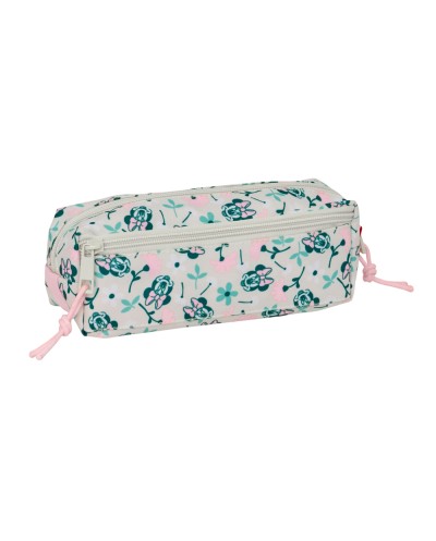 Bolso escolar portatodo safta triple pequeno con goma elastica minnie mouse minty 85x220x60 mm