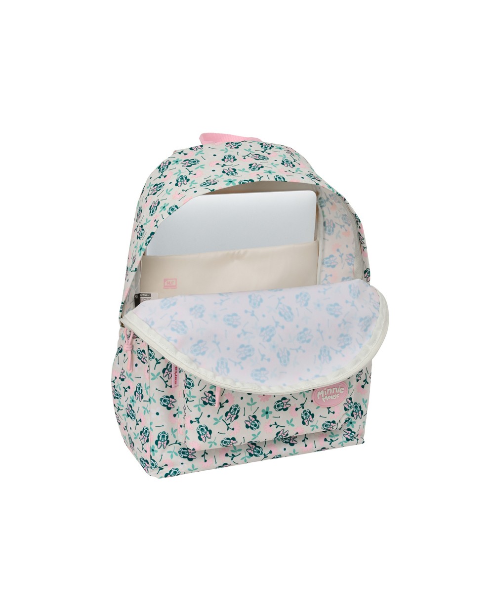Mochila safta infantil con asas minnie mouse minty 280x200x80 mm