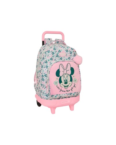 Mochila safta grande con ruedas compact extraible minnie mouse minty 450x330x220 mm