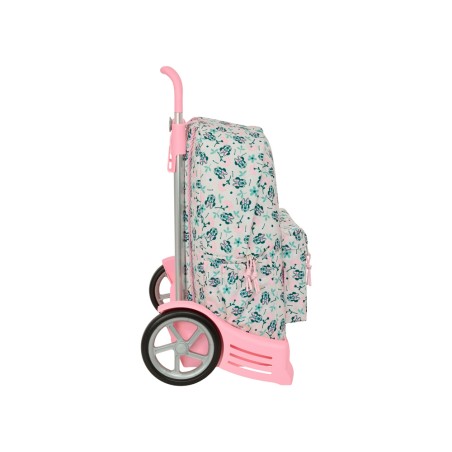 Mochila 775 safta con carro evolution minnie mouse minty 430x310x130 mm