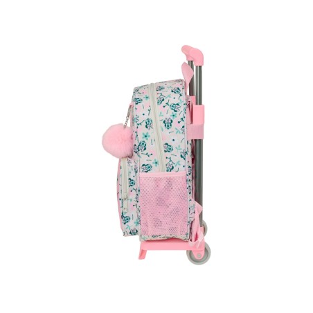 Mochila 609 safta con carro 705 minnie mouse minty 340x280x100 mm
