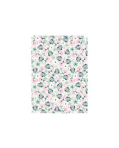 Carpeta carton folio gomas solapas safta minnie mouse minty
