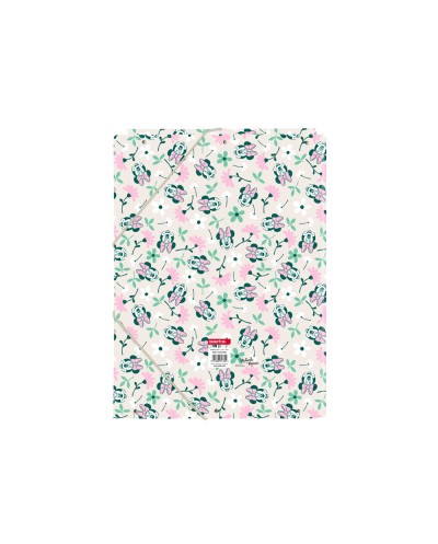 Carpeta carton folio gomas solapas safta minnie mouse minty