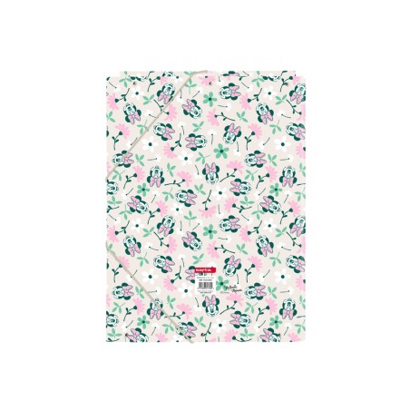Carpeta carton folio gomas solapas safta minnie mouse minty