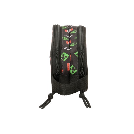 Bolso escolar portatodo safta doble minecraft 80x210x60 mm