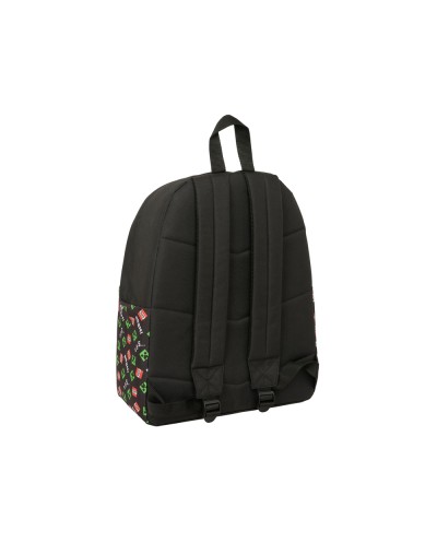 Mochila safta minecraft 420x330x150 mm