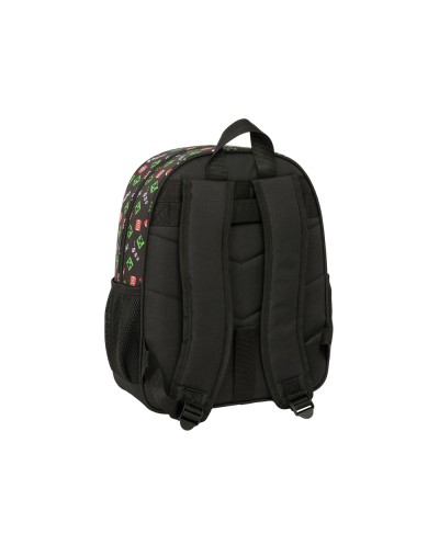 Mochila safta junior adaptable a carro minecraft 380x320x120 mm