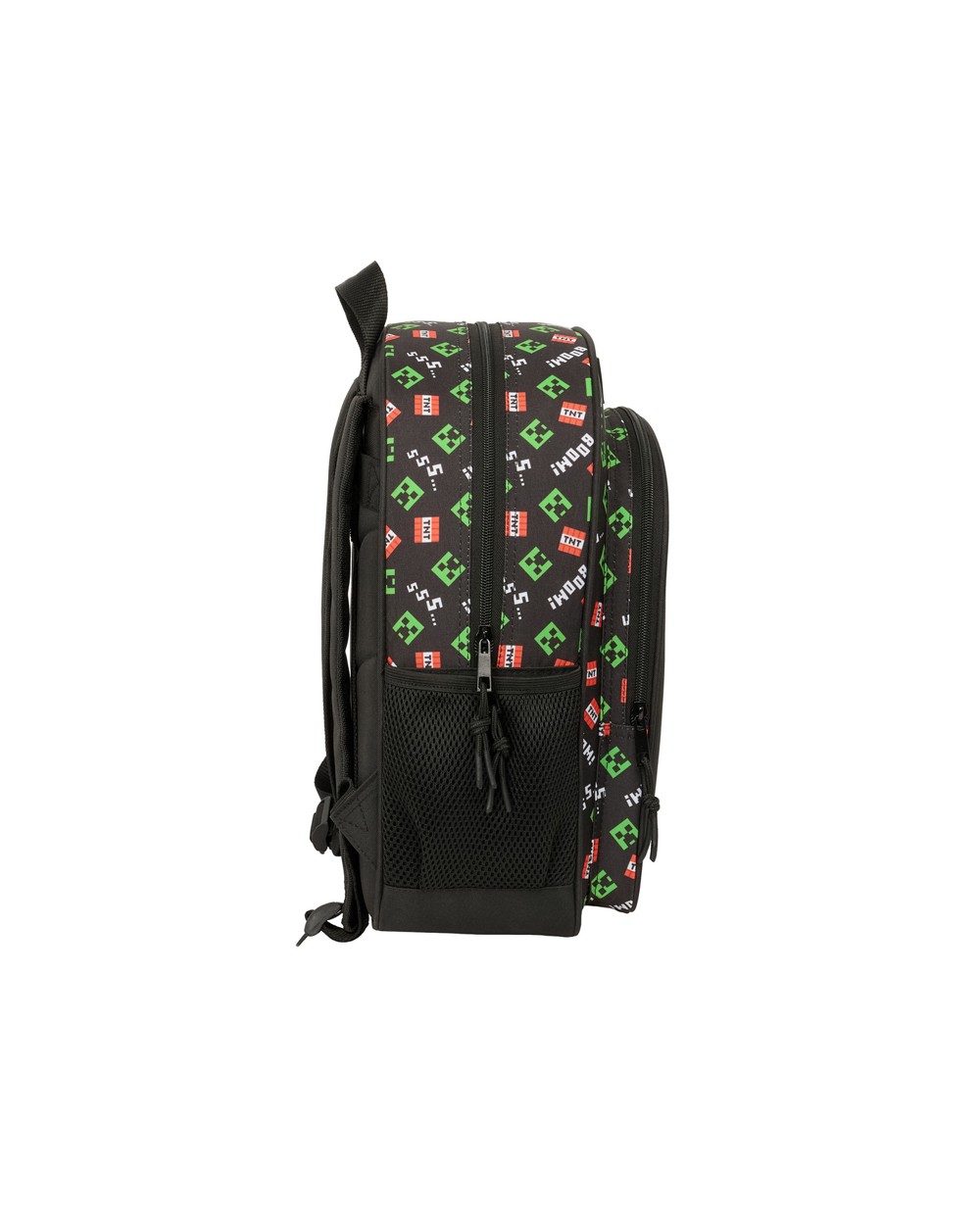 Mochila safta junior adaptable a carro minecraft 380x320x120 mm