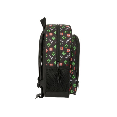 Mochila safta junior adaptable a carro minecraft 380x320x120 mm