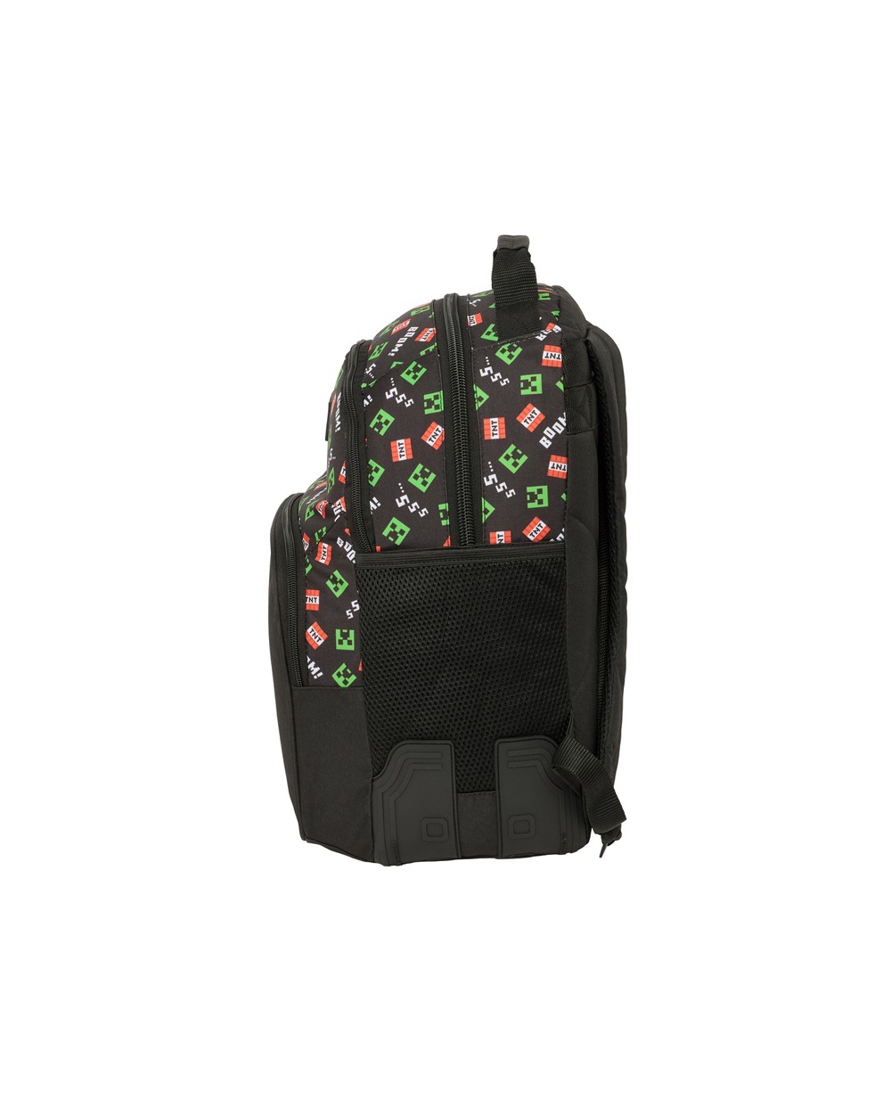 Mochila safta doble con cantoneras adaptable a carro minecraft 420x320x150 mm