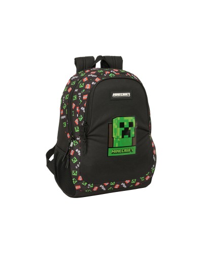 Mochila safta adaptable a carro minecraft 440x320x160 mm