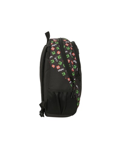 Mochila safta adaptable a carro minecraft 440x320x160 mm