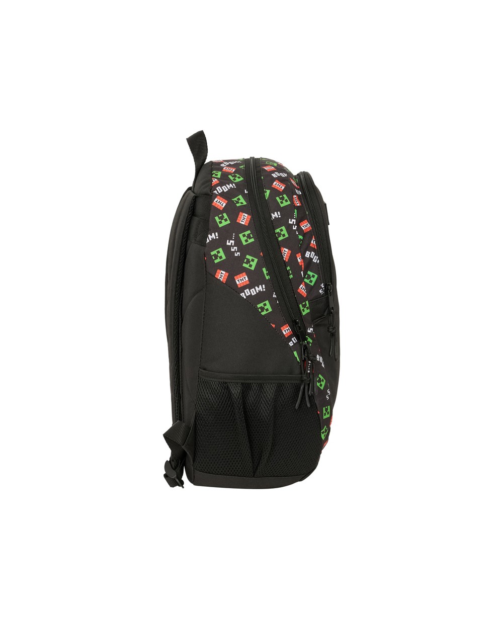 Mochila safta adaptable a carro minecraft 440x320x160 mm