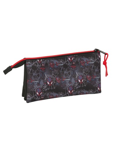 Bolso escolar portatodo safta triple miles morales 120x220x30 mm