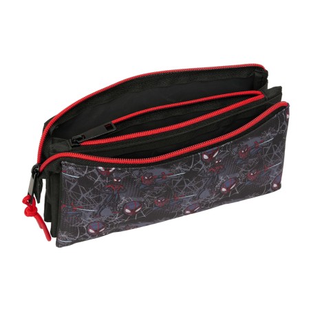 Bolso escolar portatodo safta triple miles morales 120x220x30 mm